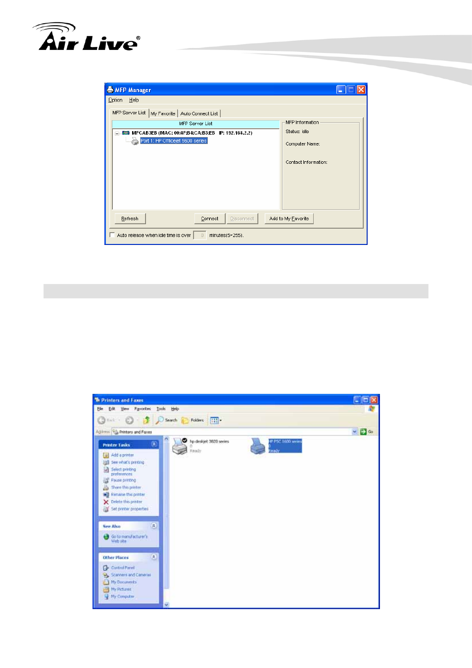 2 share print | AirLive WFP-151U User Manual | Page 26 / 127