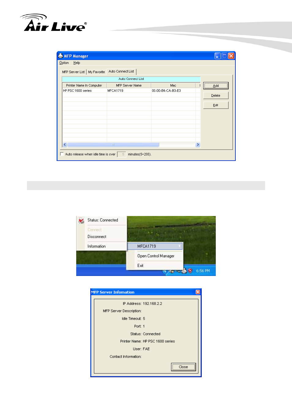 4 quick setup | AirLive WFP-151U User Manual | Page 36 / 127