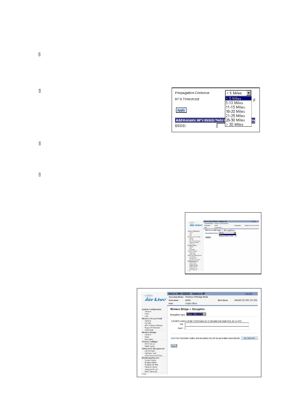 Wh-5000a serials user guide, 4 wireless bridge – encryption | AirLive WH-5000A User Manual | Page 37 / 62