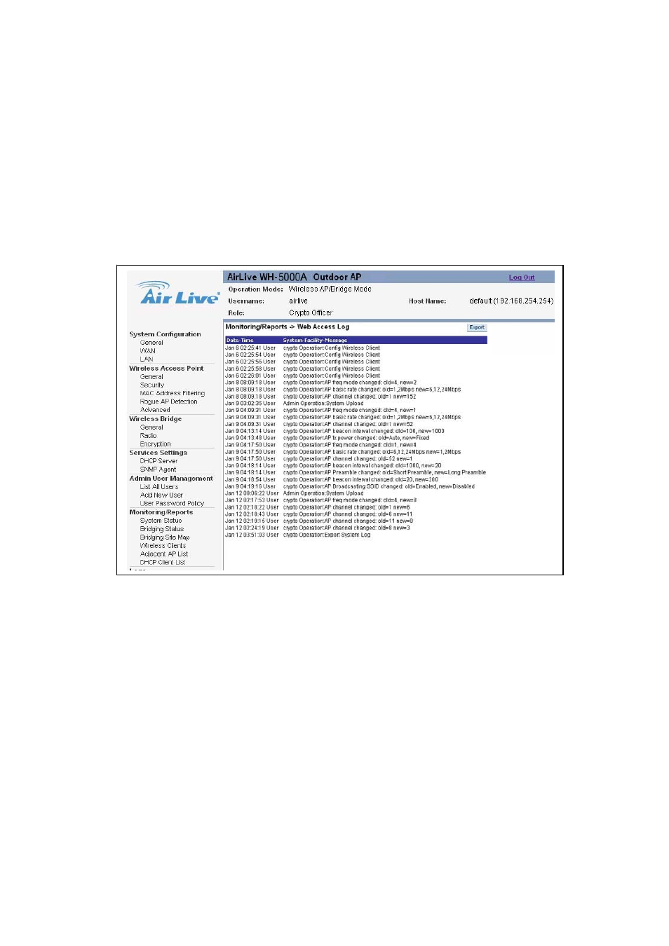 Wh-5000a serials user guide | AirLive WH-5000A User Manual | Page 56 / 62