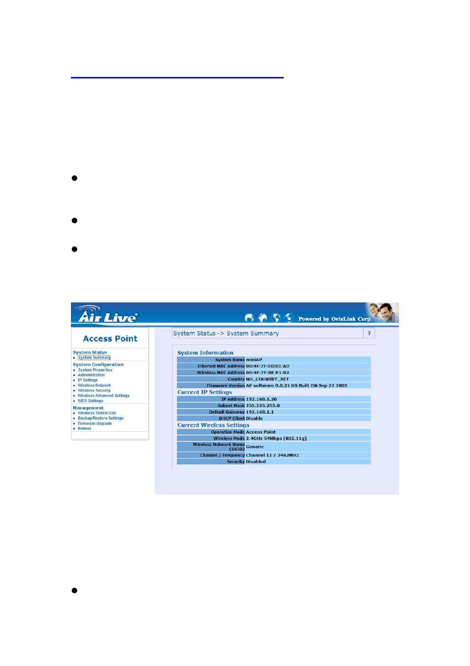 Wireless configuration - ap mode | AirLive WH-5400CPE-ESD User Manual | Page 21 / 51