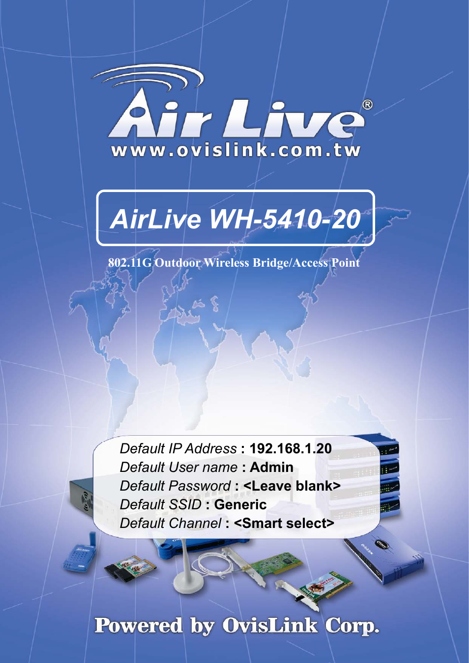 AirLive WH-5410G User Manual | 51 pages