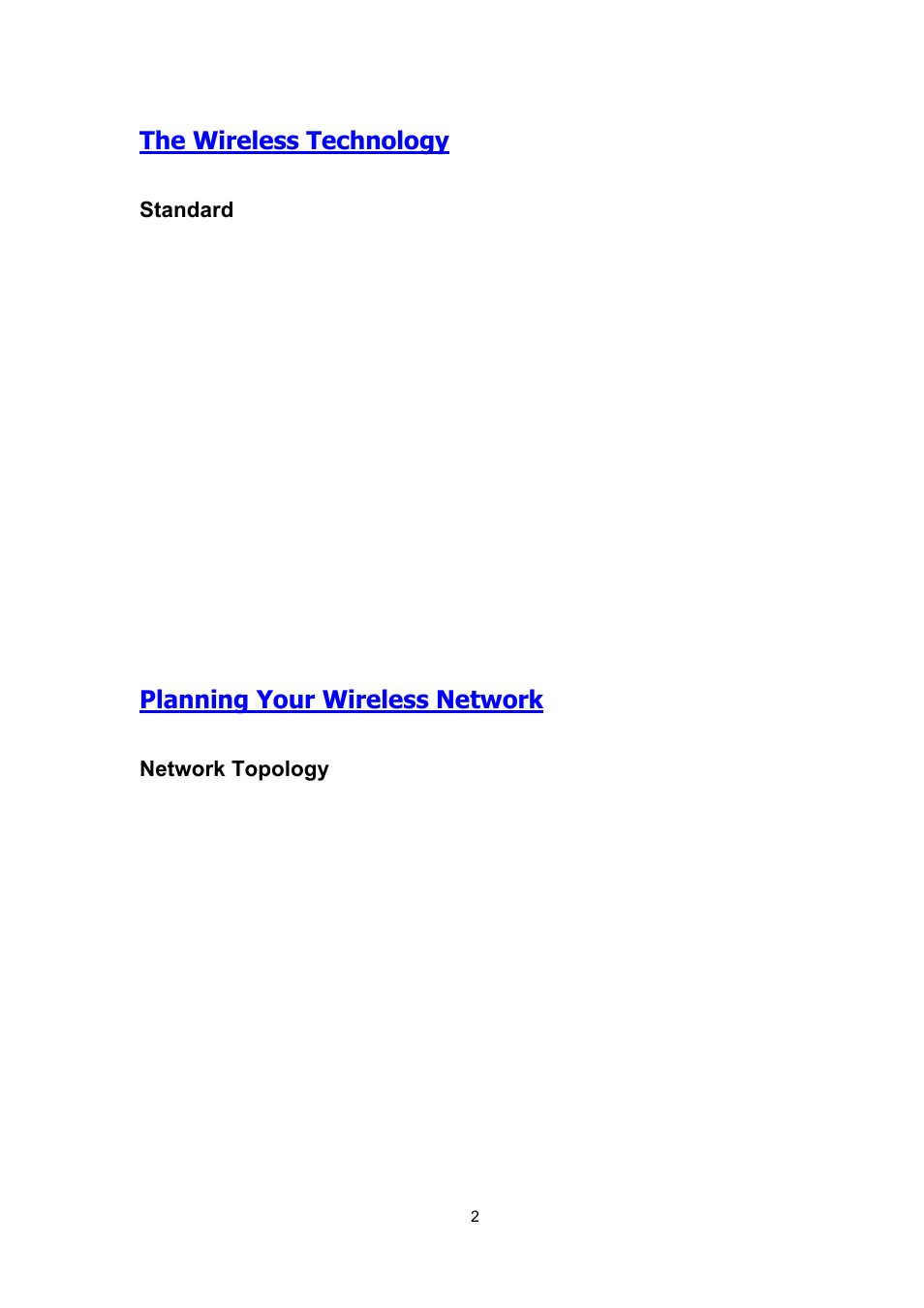 The wireless technology, Planning your wireless network | AirLive WH-5410G User Manual | Page 2 / 51