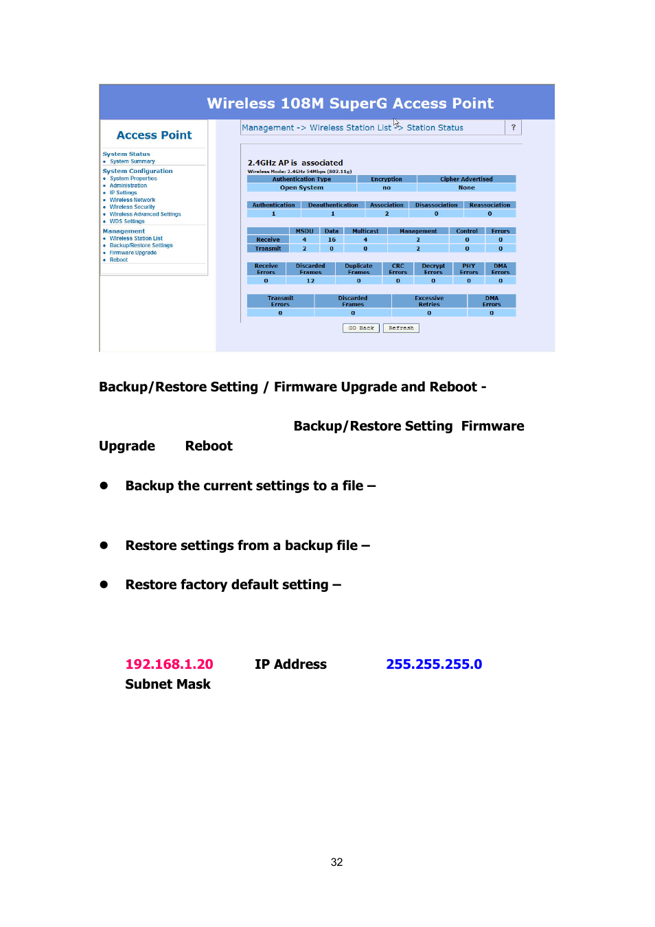 AirLive WH-5410G User Manual | Page 32 / 51