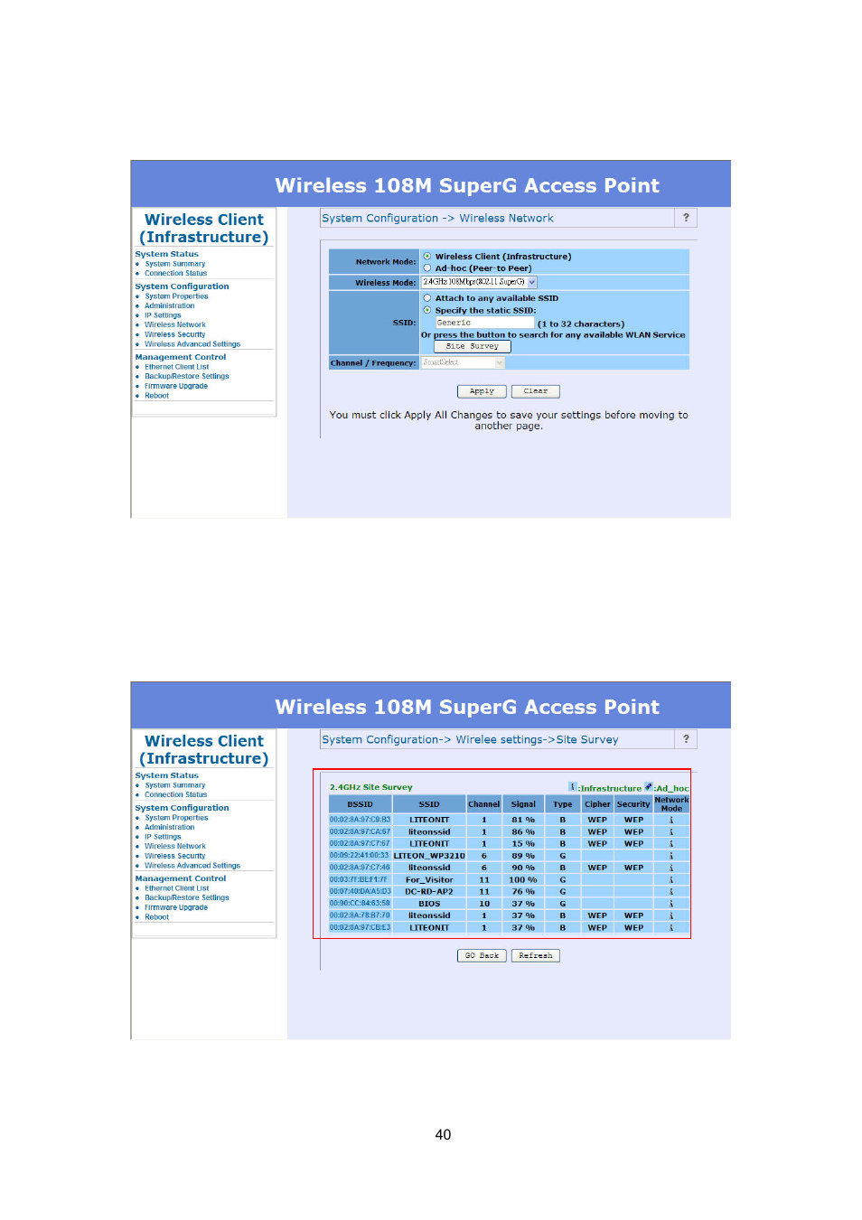 AirLive WH-5410G User Manual | Page 40 / 51