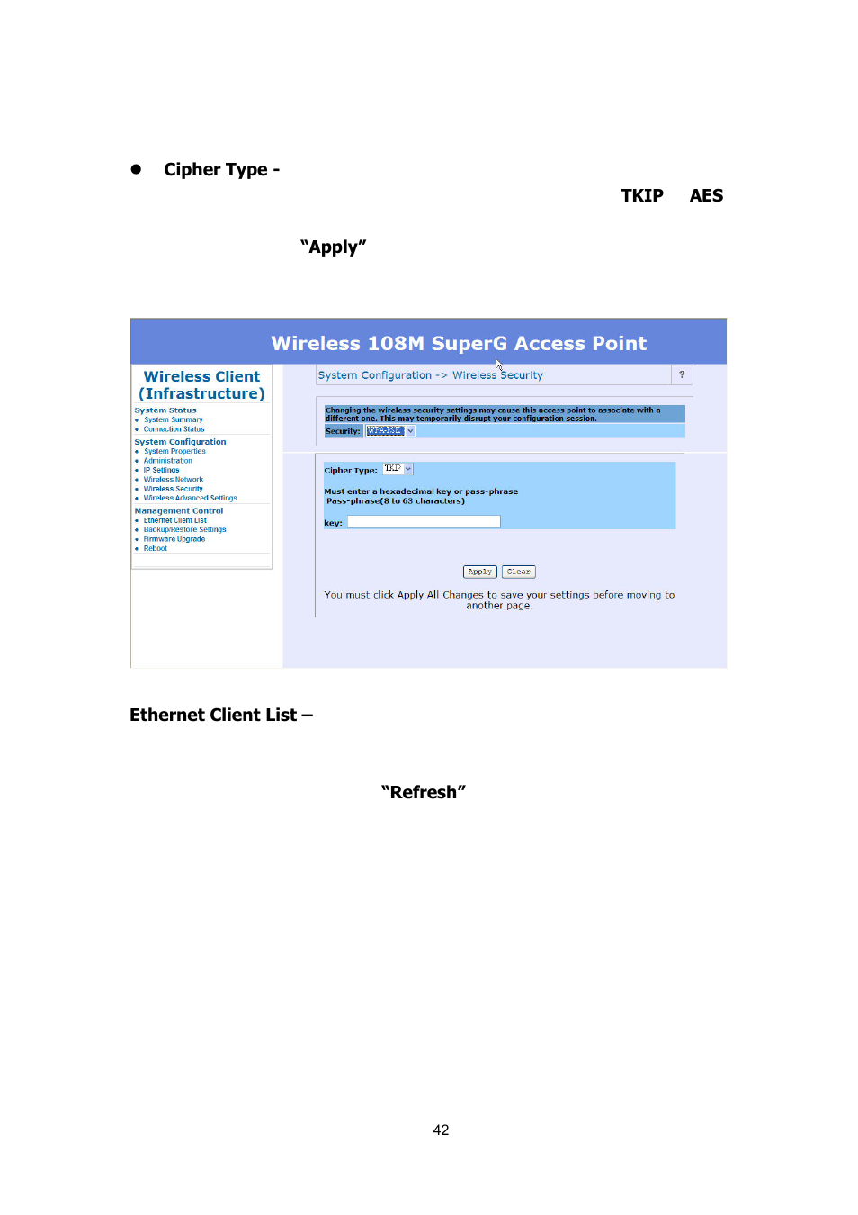 AirLive WH-5410G User Manual | Page 42 / 51