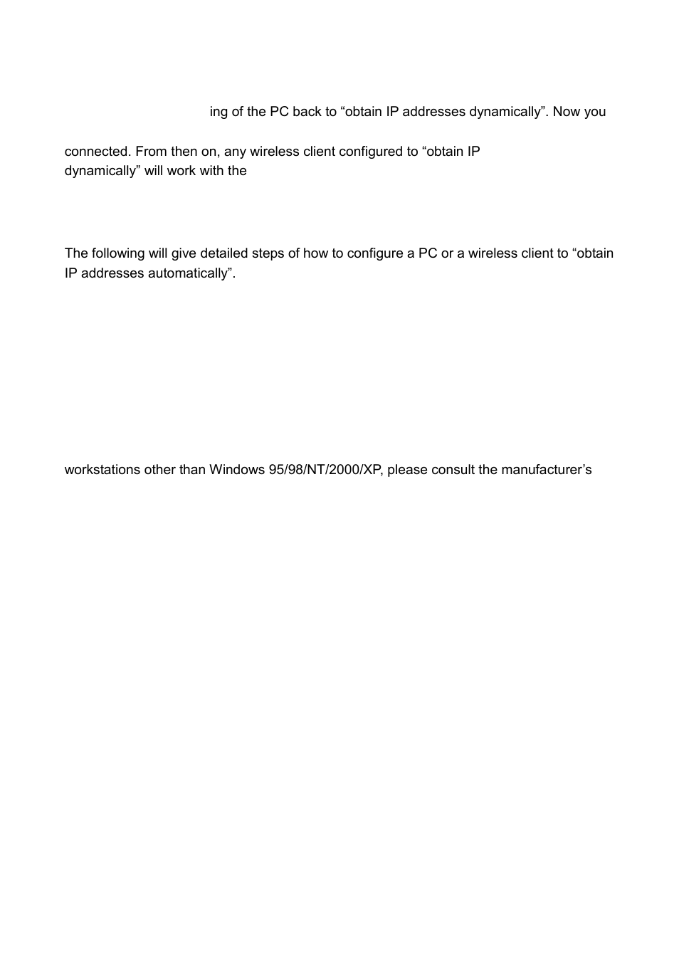 6 set up a wireless client as a dhcp client | AirLive WH-5420CPE User Manual | Page 17 / 97