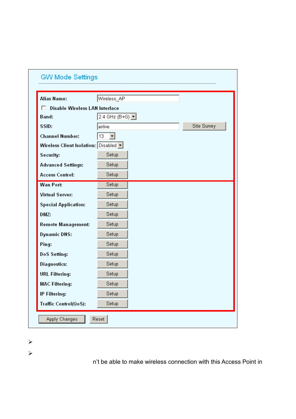 8 gateway mode (ap + router) settings | AirLive WH-5420CPE User Manual | Page 51 / 97