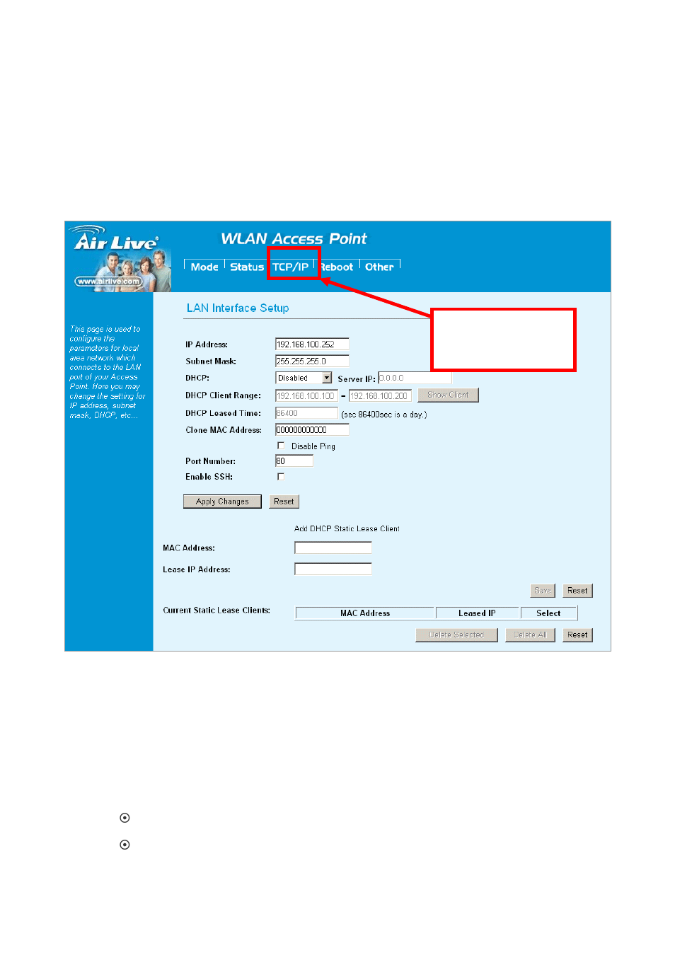 System management, 1 lan interface setup | AirLive WH-5420CPE User Manual | Page 75 / 97