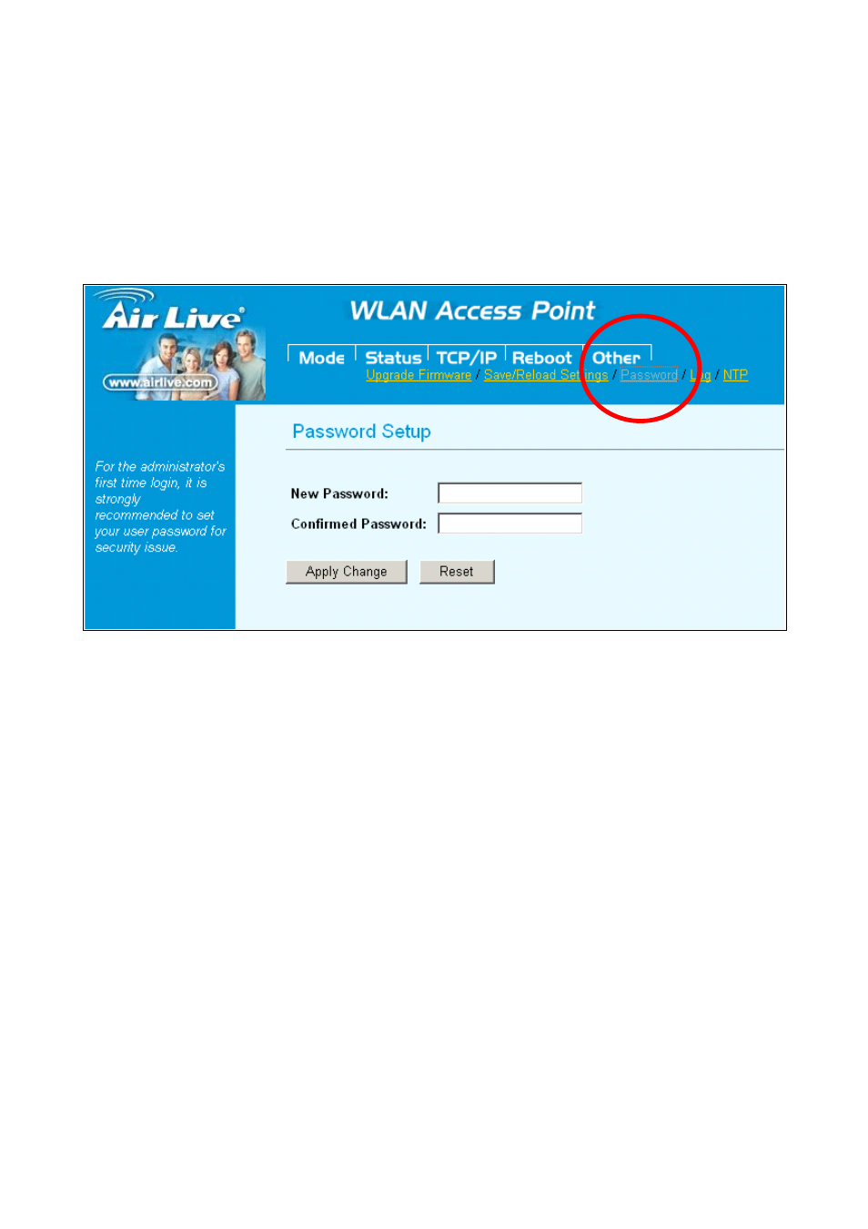 4 change password | AirLive WH-5420CPE User Manual | Page 80 / 97