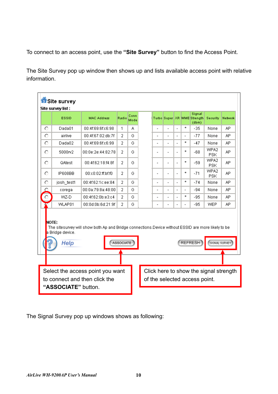 AirLive WH-9200AP User Manual | Page 12 / 33