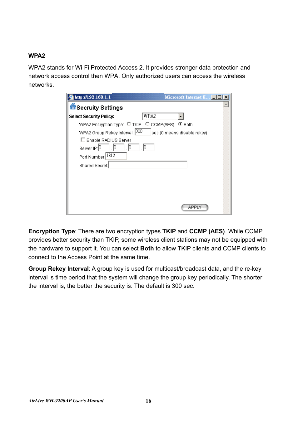 AirLive WH-9200AP User Manual | Page 18 / 33
