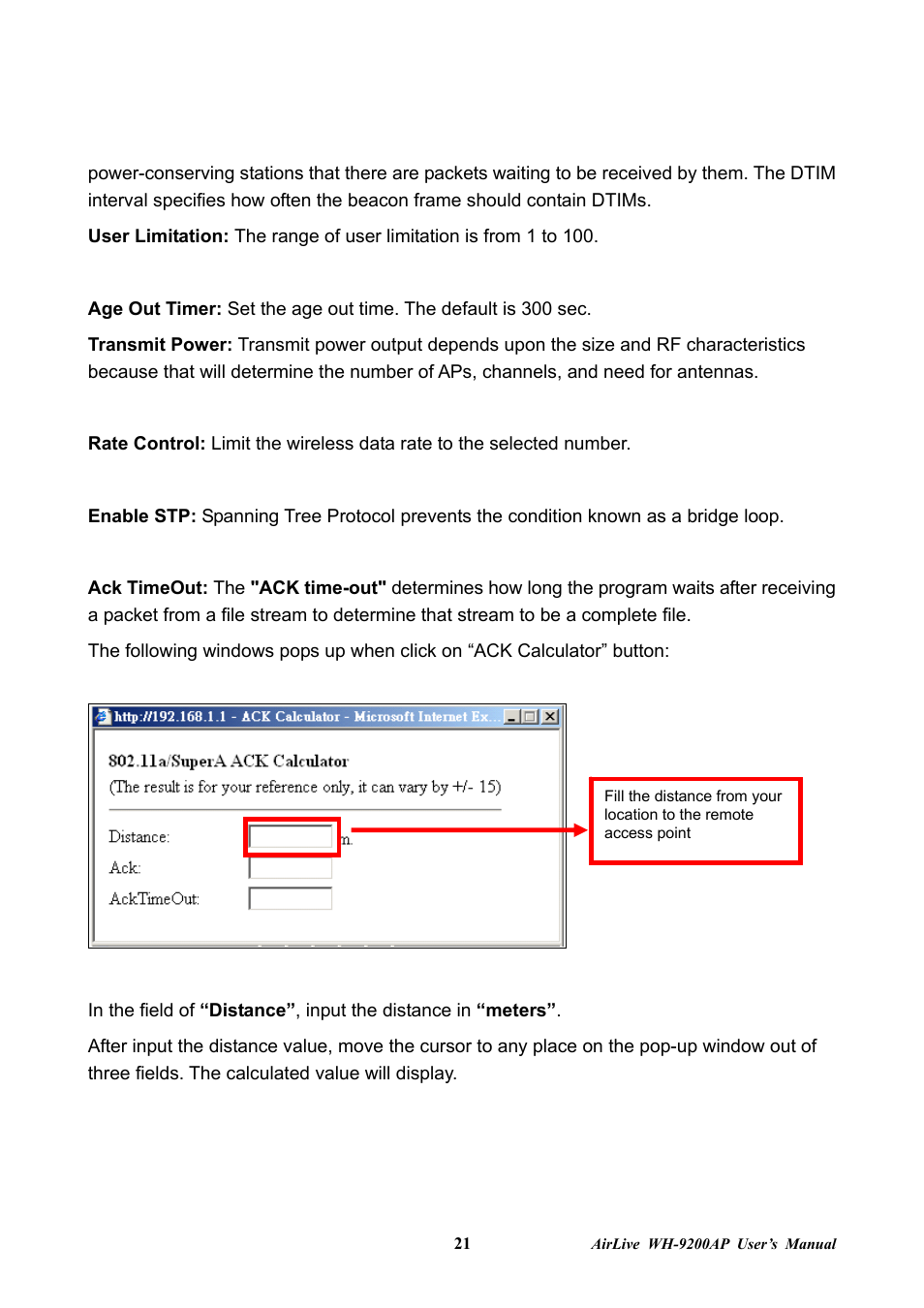 AirLive WH-9200AP User Manual | Page 23 / 33