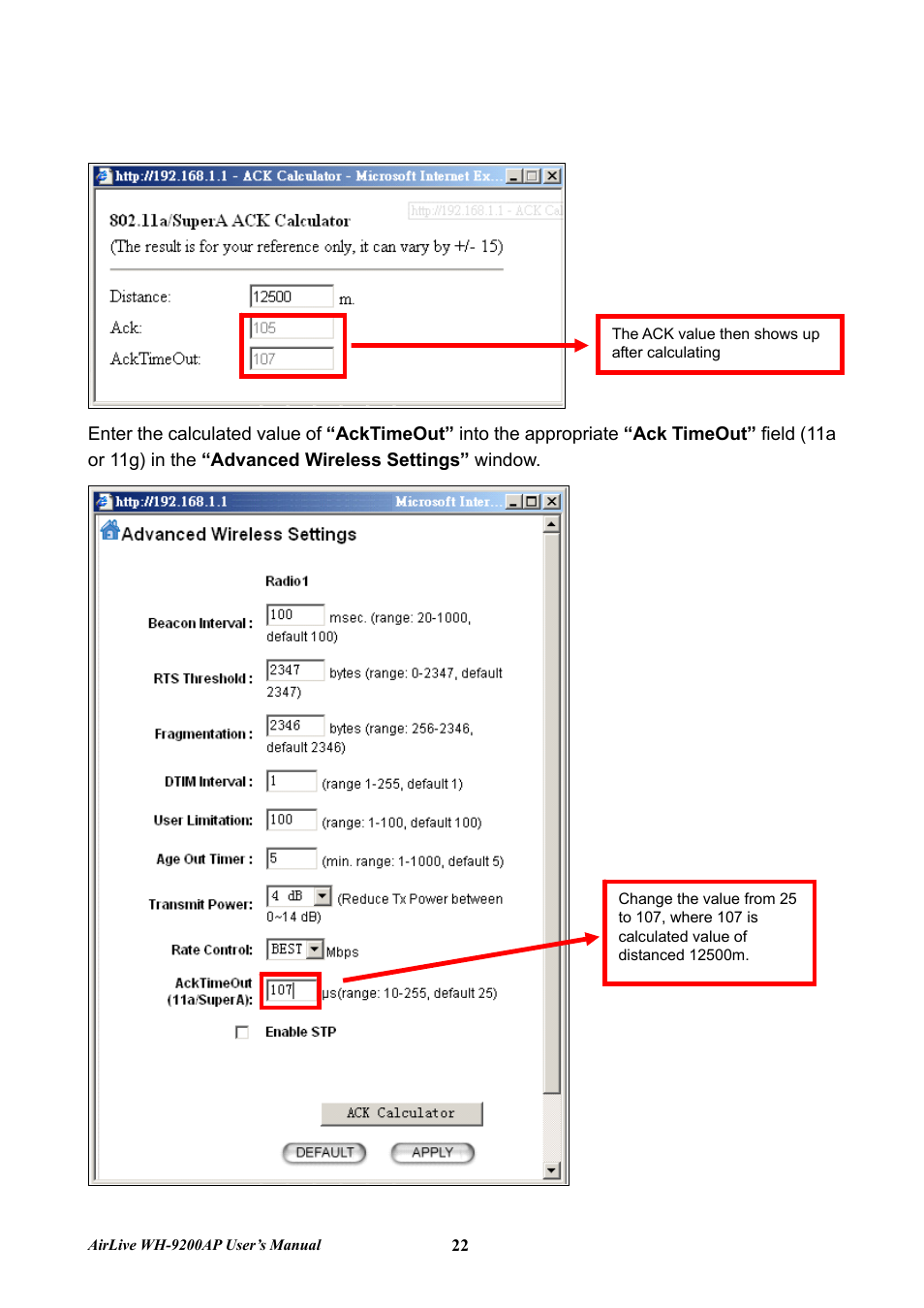 AirLive WH-9200AP User Manual | Page 24 / 33