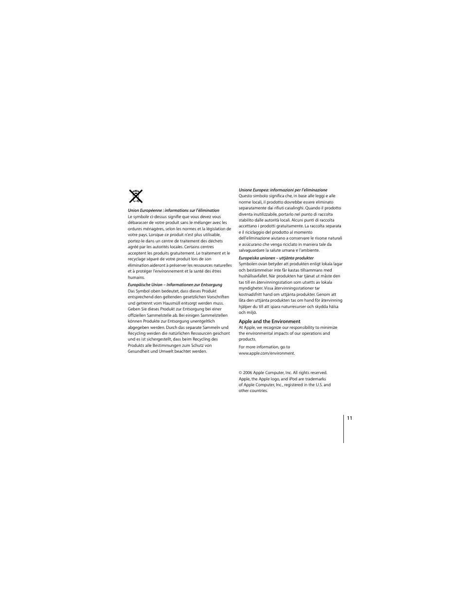 Apple iPod Hi-Fi User Manual | Page 11 / 12