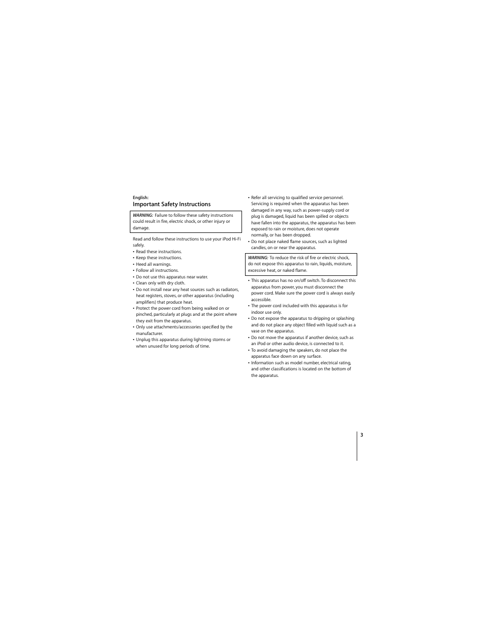 Apple iPod Hi-Fi User Manual | Page 3 / 12