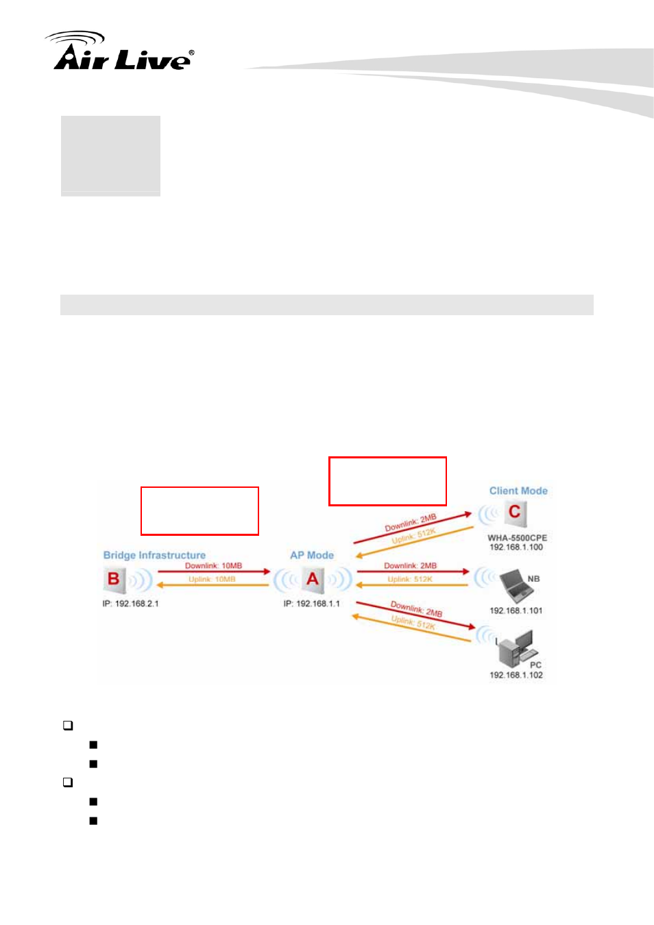 Application example: infrastructure, 1 application environment | AirLive WHA-5500CPE User Manual | Page 106 / 161