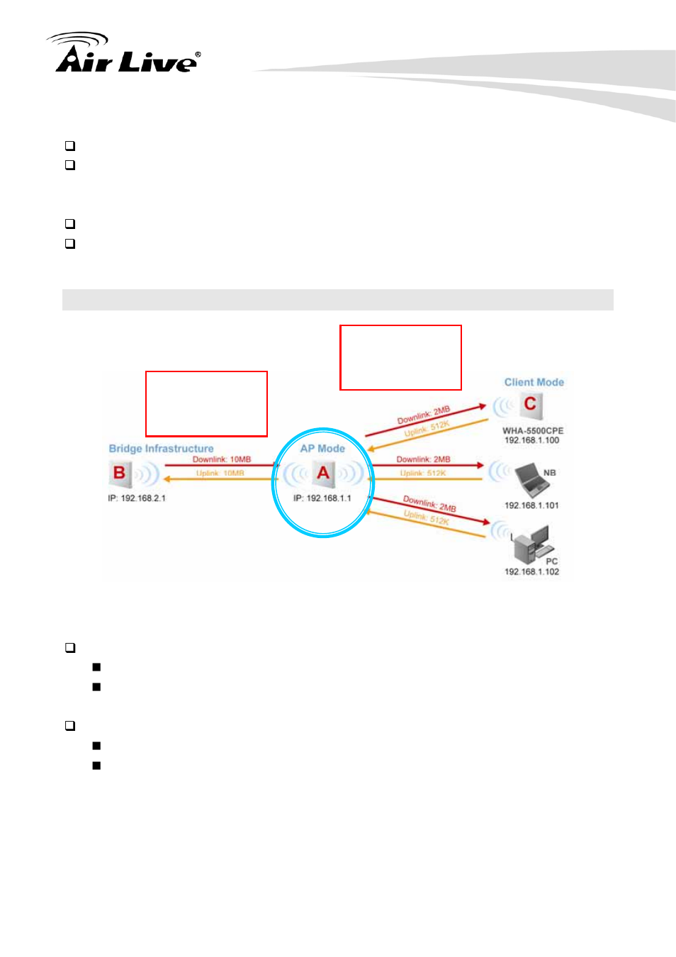 2 device a: access point mode | AirLive WHA-5500CPE User Manual | Page 107 / 161