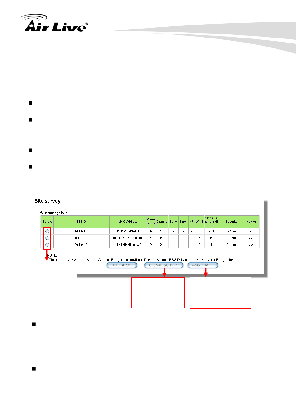 3 site survey | AirLive WHA-5500CPE User Manual | Page 39 / 161