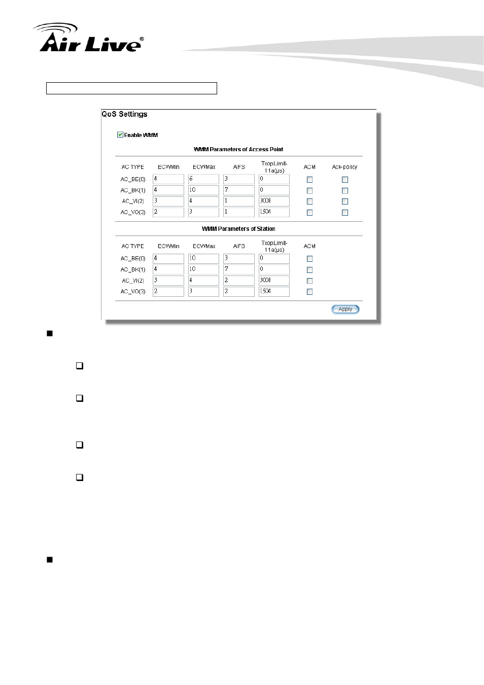 AirLive WHA-5500CPE User Manual | Page 56 / 161