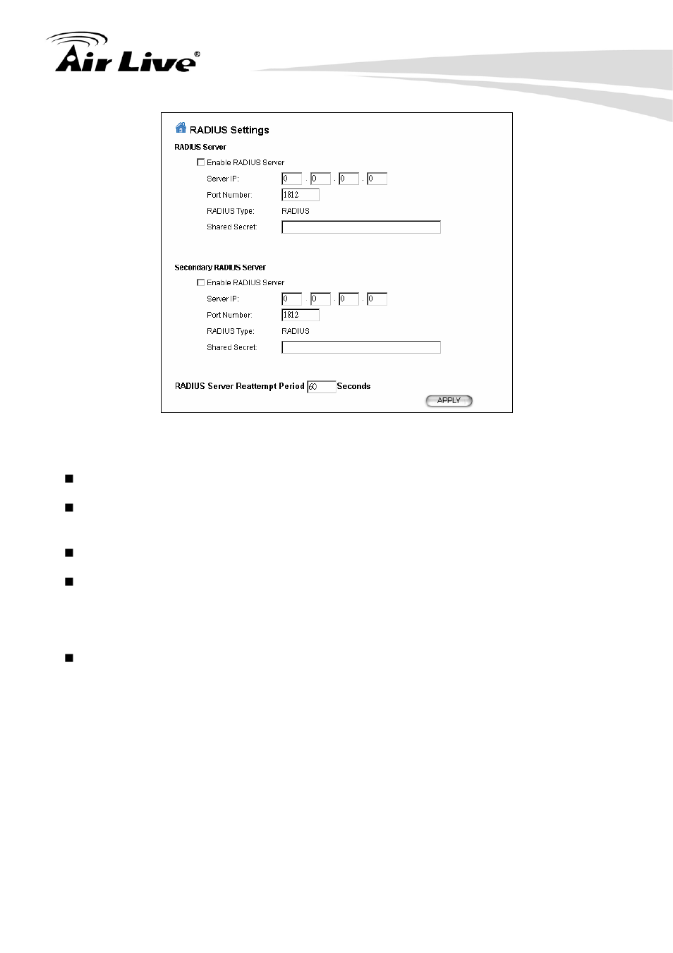 18 bandwidth control | AirLive WHA-5500CPE User Manual | Page 59 / 161