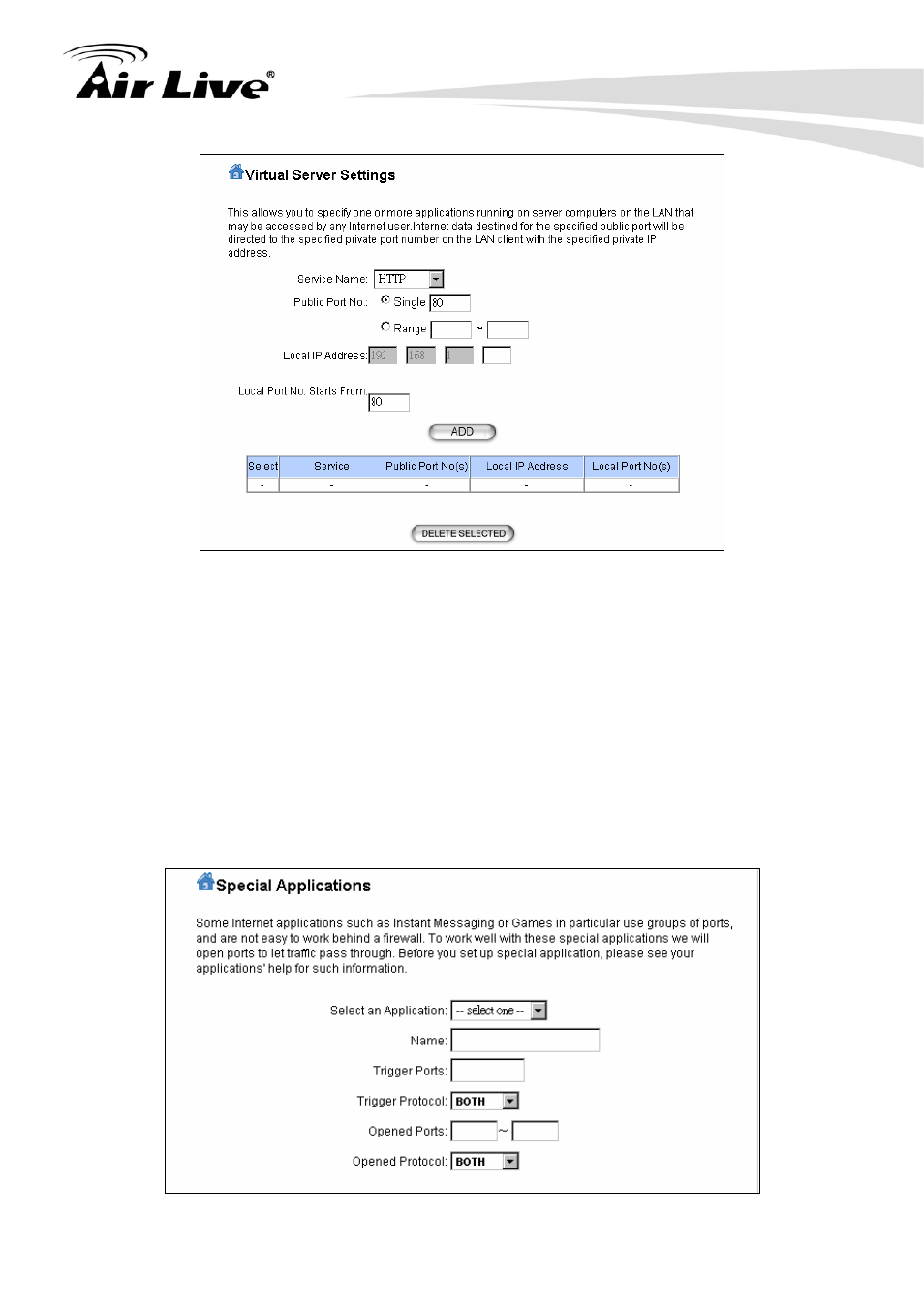 10 special applications | AirLive WHA-5500CPE User Manual | Page 72 / 161