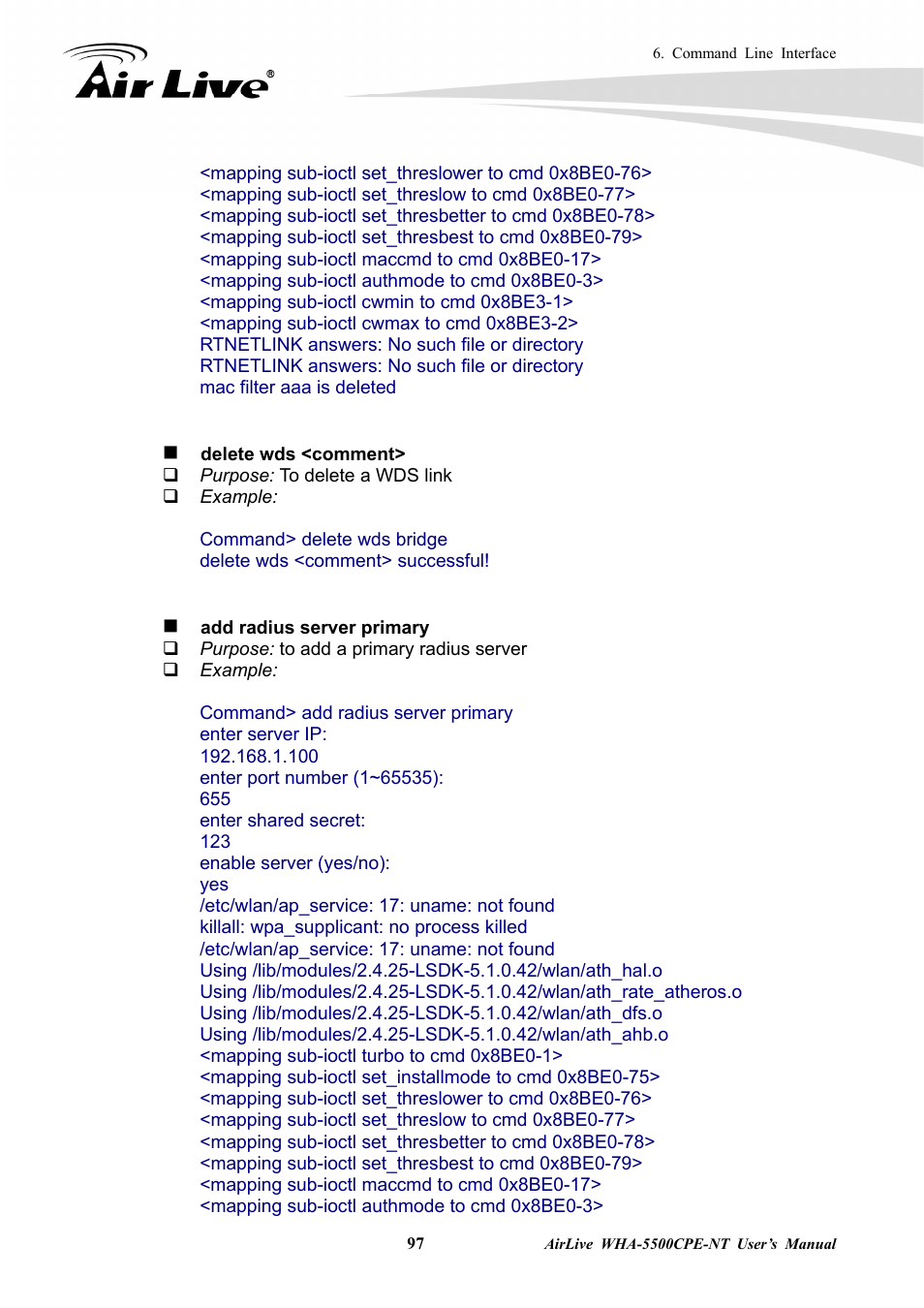 AirLive WHA-5500CPE-NT User Manual | Page 103 / 161