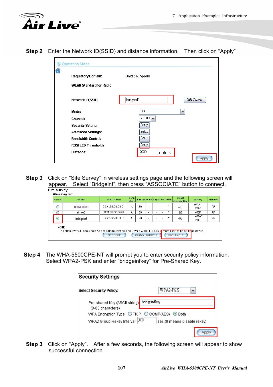 AirLive WHA-5500CPE-NT User Manual | Page 113 / 161