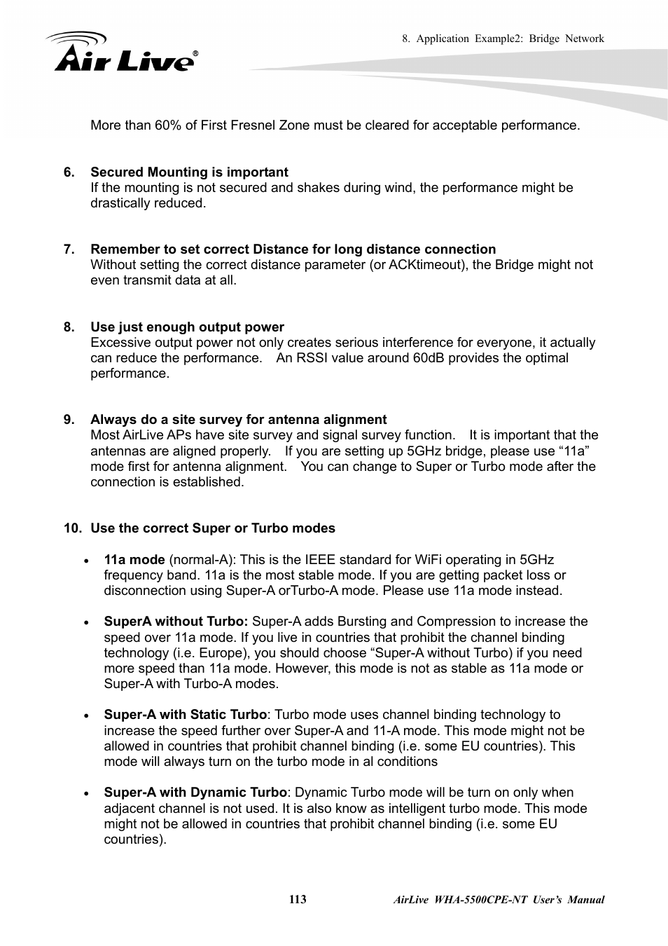 AirLive WHA-5500CPE-NT User Manual | Page 119 / 161