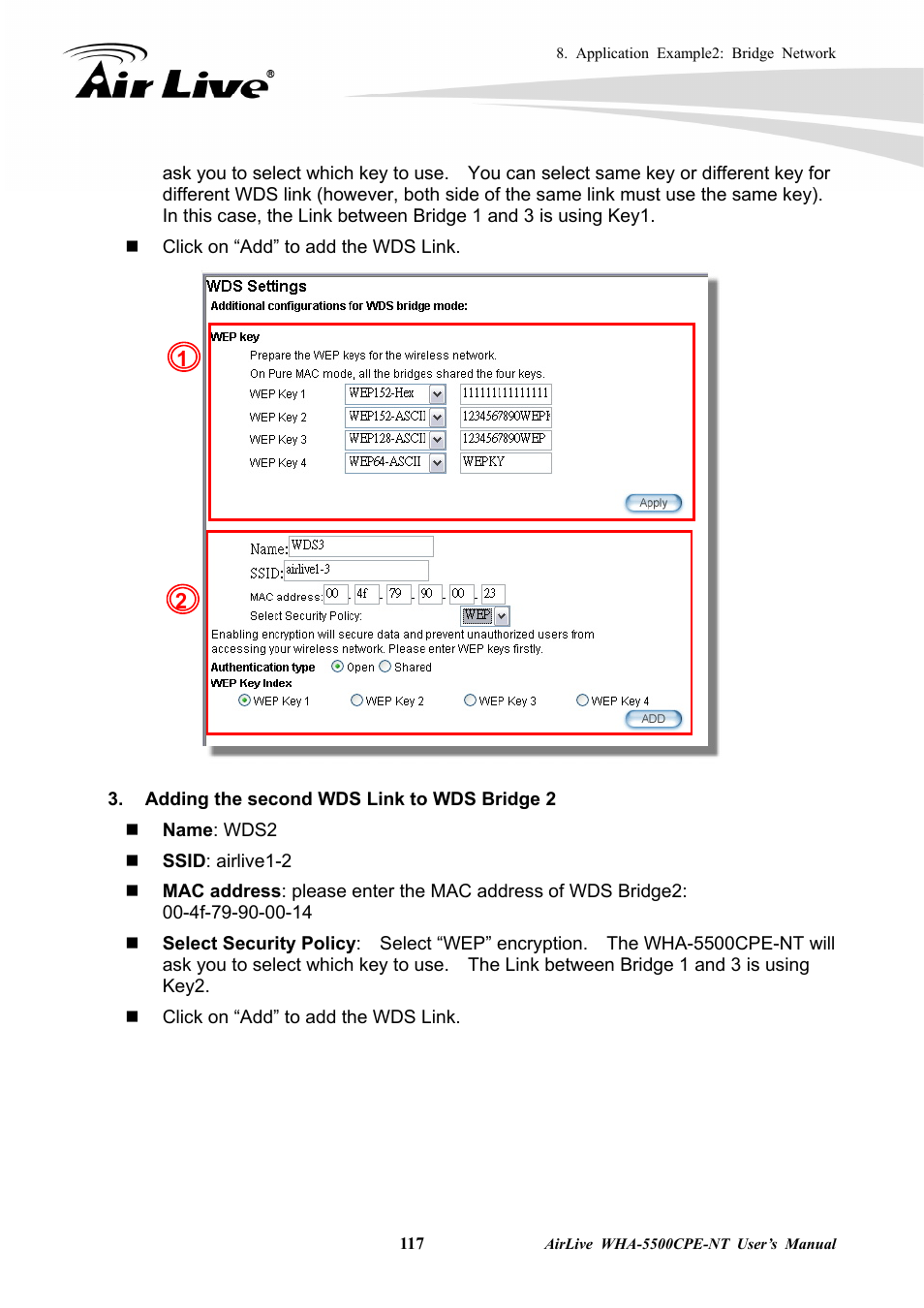 AirLive WHA-5500CPE-NT User Manual | Page 123 / 161