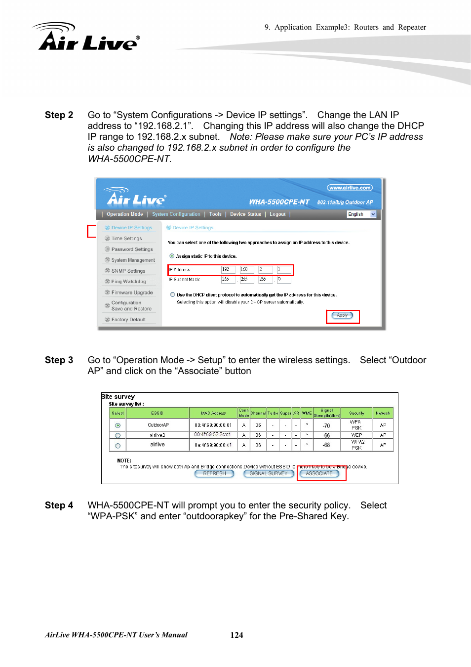 AirLive WHA-5500CPE-NT User Manual | Page 130 / 161