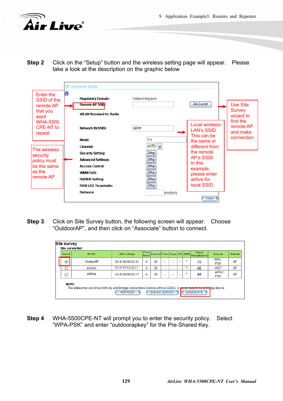 AirLive WHA-5500CPE-NT User Manual | Page 135 / 161