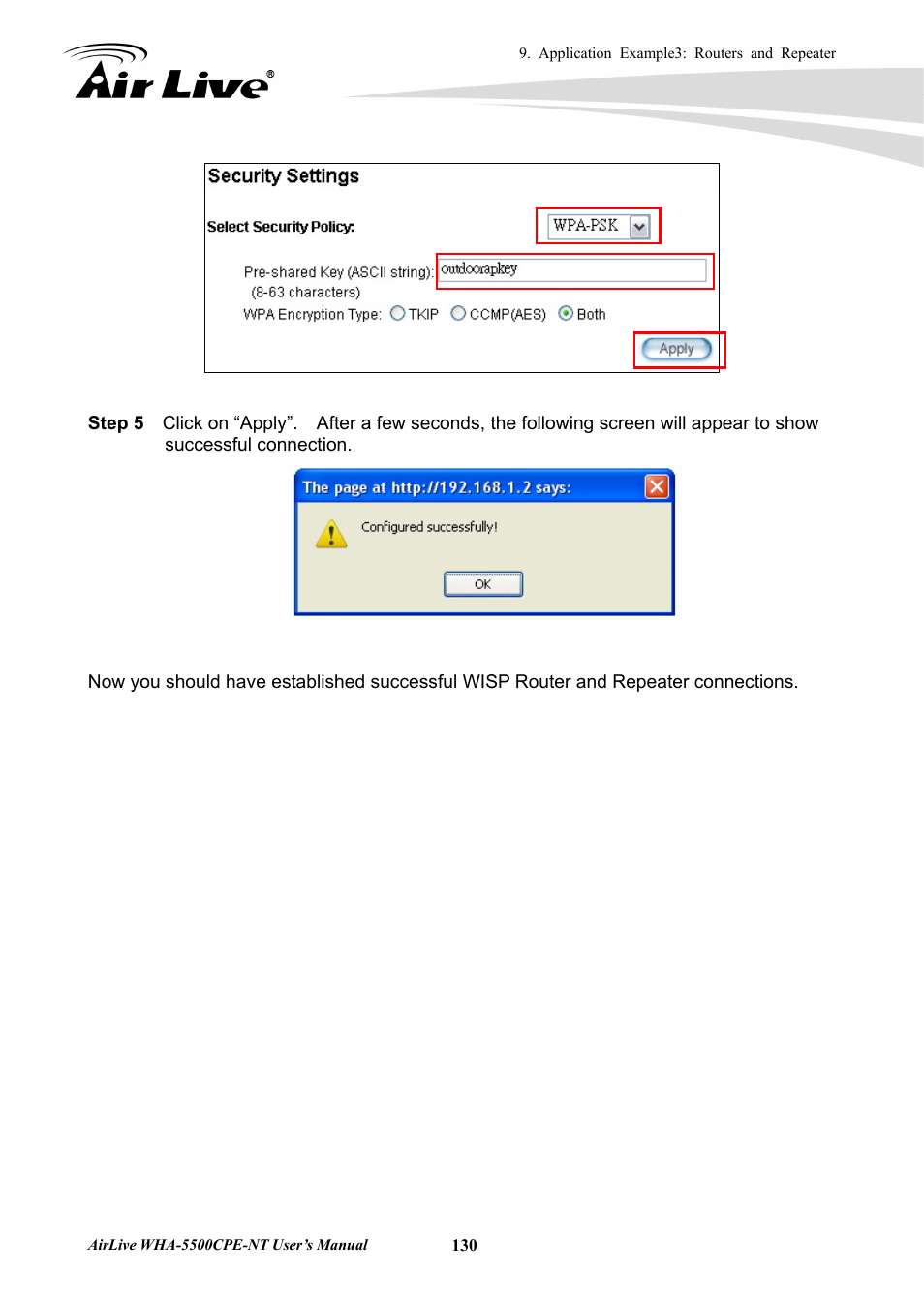 AirLive WHA-5500CPE-NT User Manual | Page 136 / 161