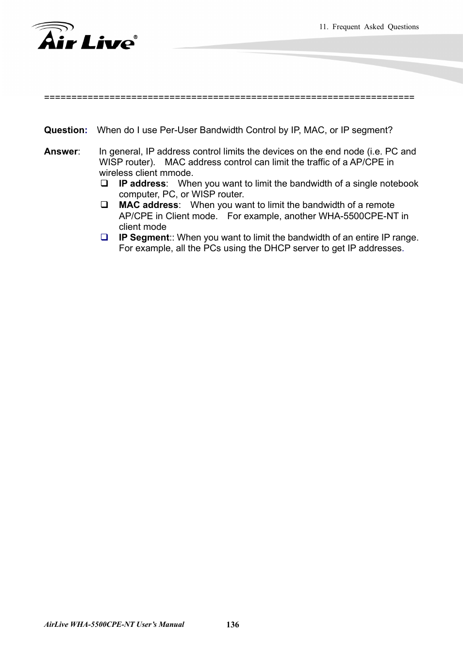 AirLive WHA-5500CPE-NT User Manual | Page 142 / 161