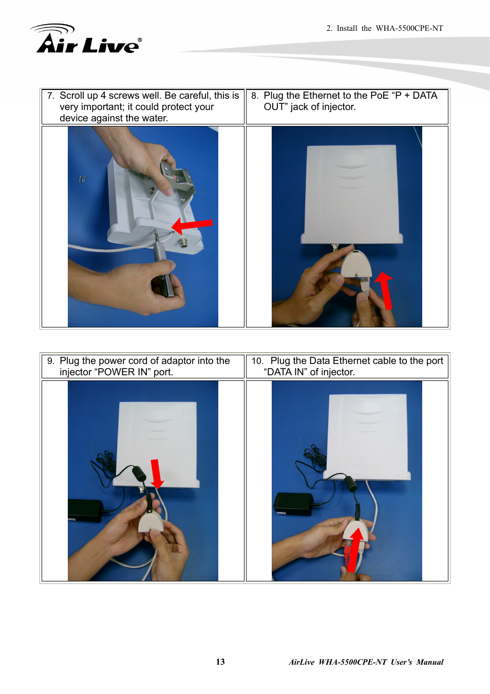 AirLive WHA-5500CPE-NT User Manual | Page 19 / 161