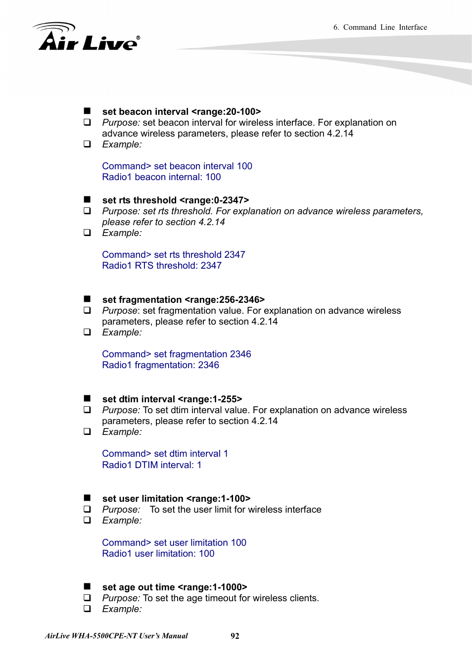 AirLive WHA-5500CPE-NT User Manual | Page 98 / 161