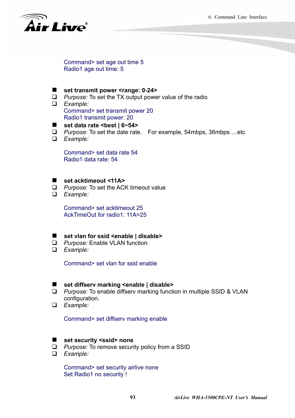 AirLive WHA-5500CPE-NT User Manual | Page 99 / 161