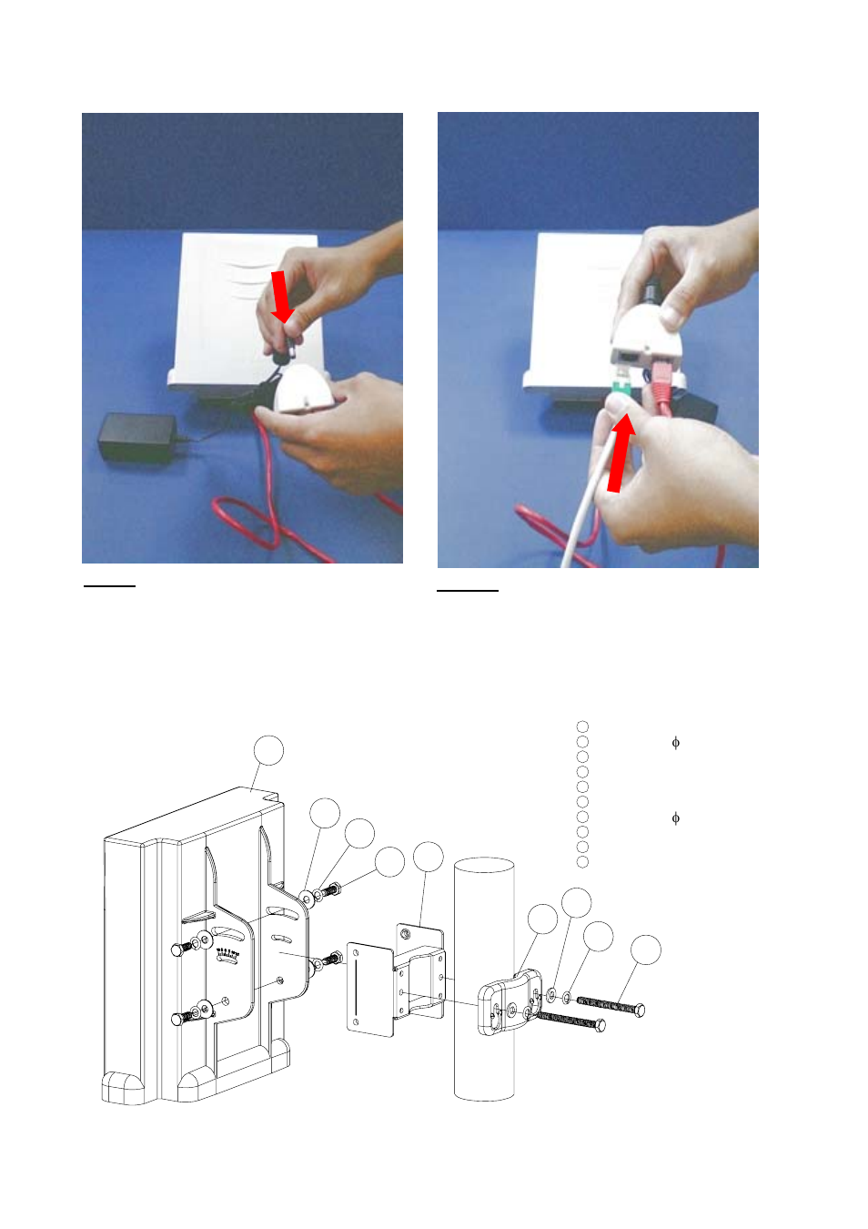 1 mounting configuration, Pole mount | AirLive WHA-5500CPE-PCBA User Manual | Page 16 / 72