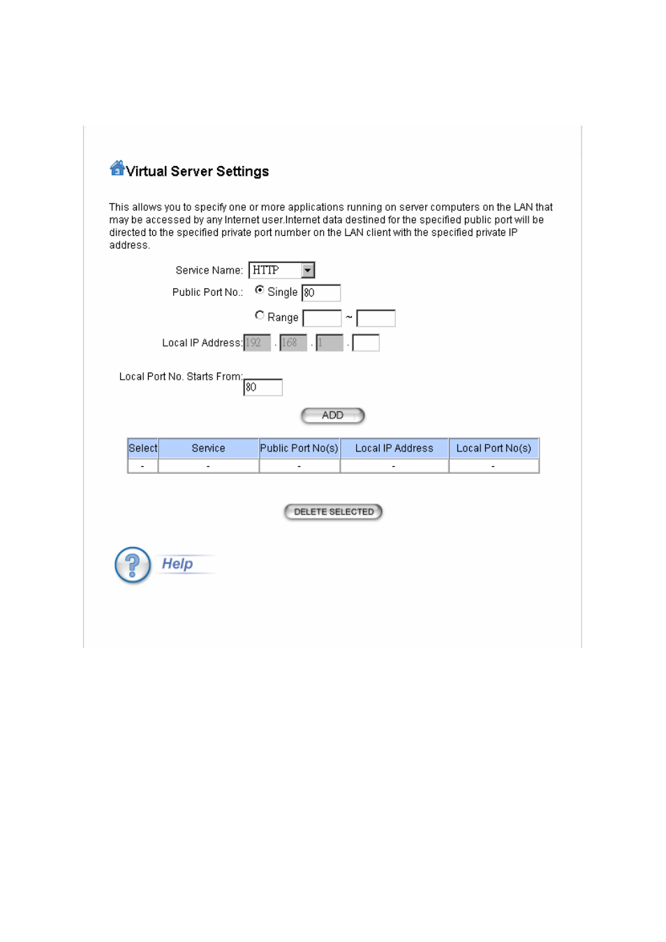 4 virtual server settings | AirLive WHA-5500CPE-PCBA User Manual | Page 57 / 72