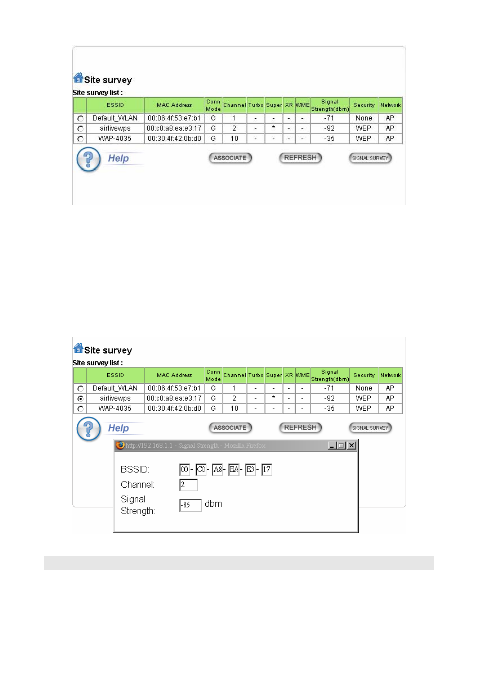 1 signal survey | AirLive WHA-5500CPE-PCBA User Manual | Page 66 / 72