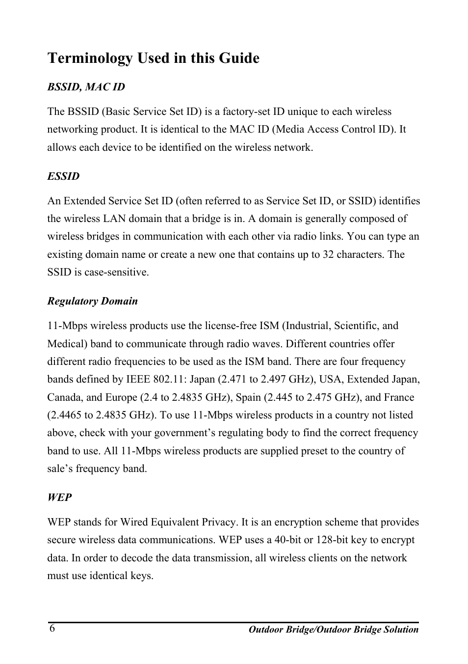 Terminology used in this guide, Erminology, Sed in this | Uide | AirLive WHP-1130 User Manual | Page 16 / 65