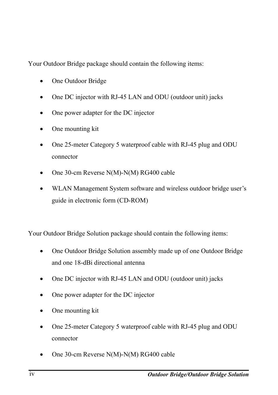 Packing list | AirLive WHP-1130 User Manual | Page 4 / 65