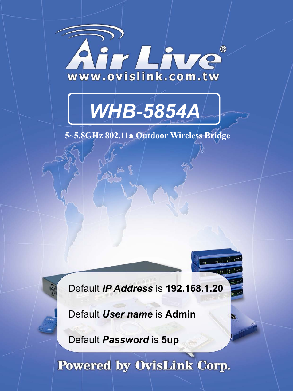 AirLive WHB-5854A User Manual | 51 pages