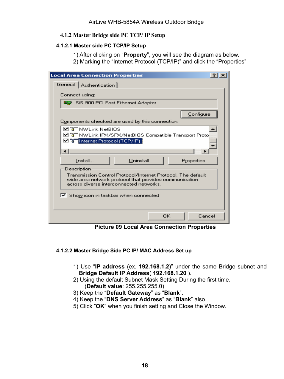 AirLive WHB-5854A User Manual | Page 18 / 51