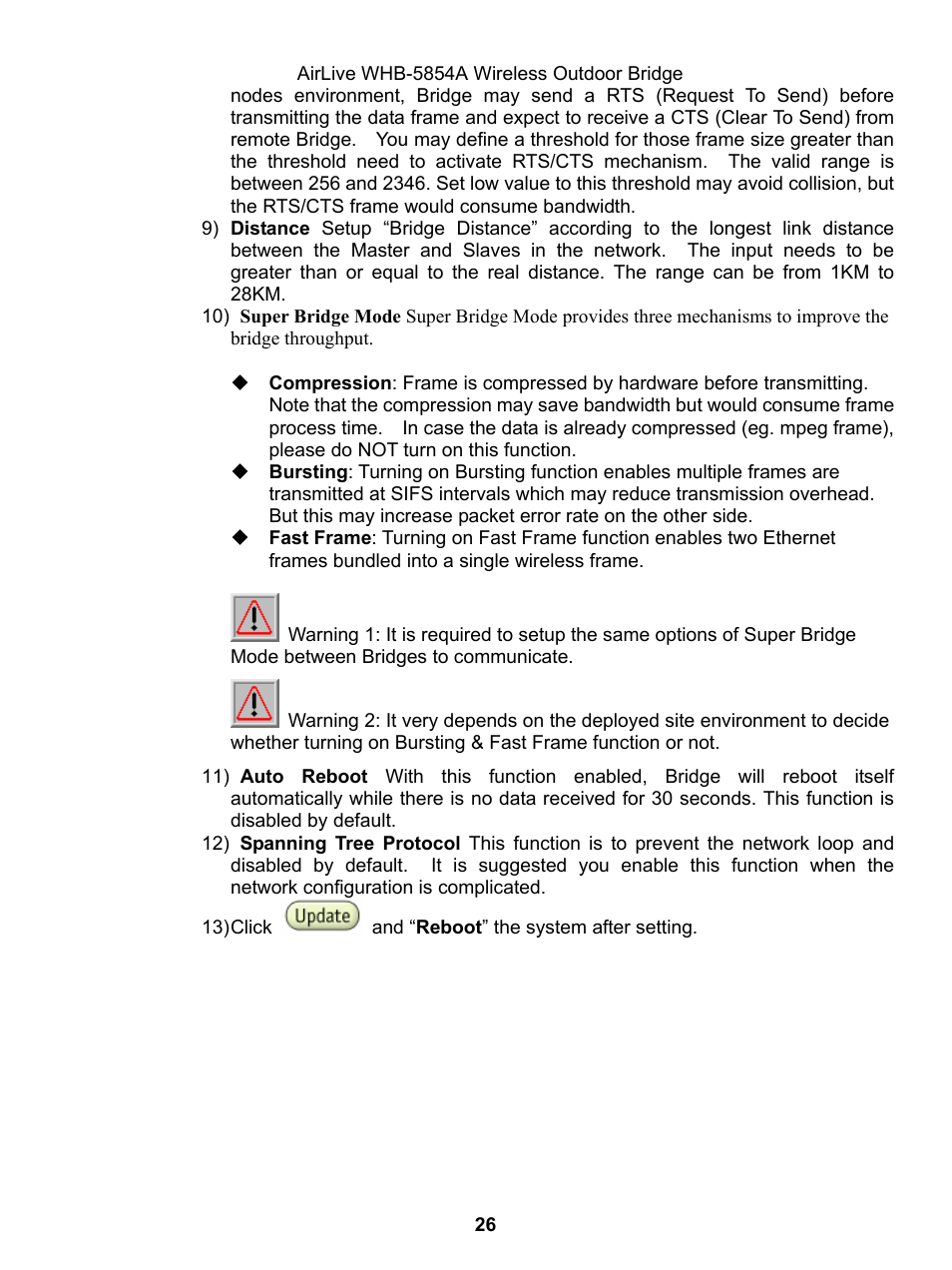 AirLive WHB-5854A User Manual | Page 26 / 51