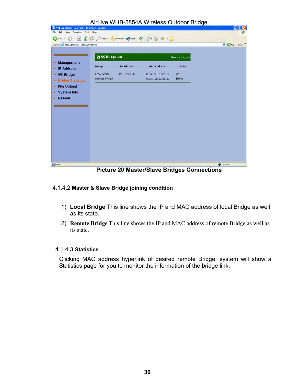 AirLive WHB-5854A User Manual | Page 30 / 51