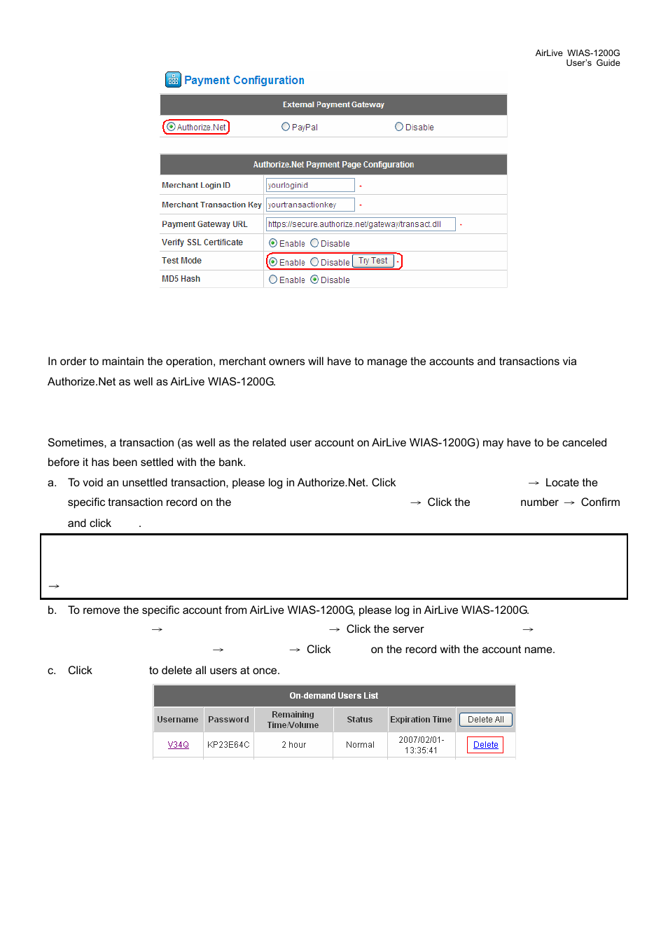 AirLive WIAS-1200G User Manual | Page 120 / 180