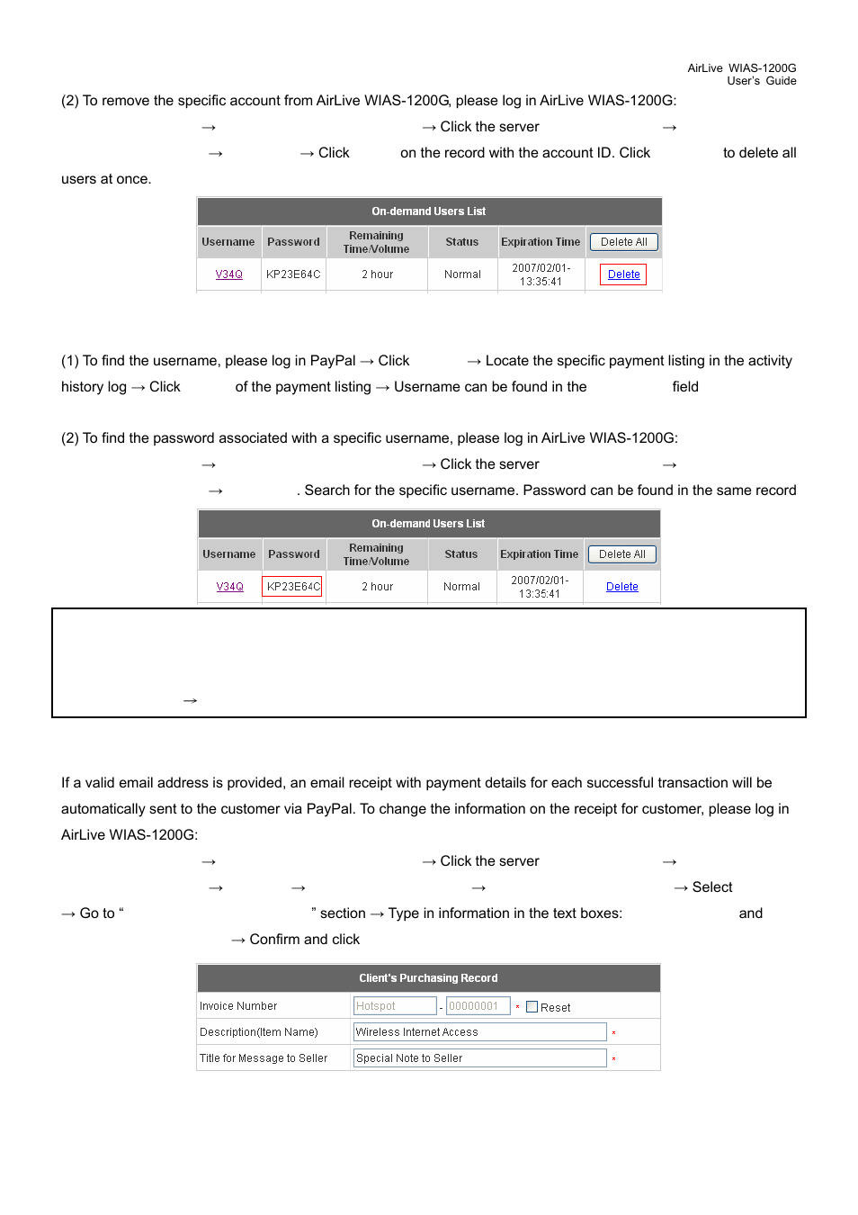 AirLive WIAS-1200G User Manual | Page 128 / 180