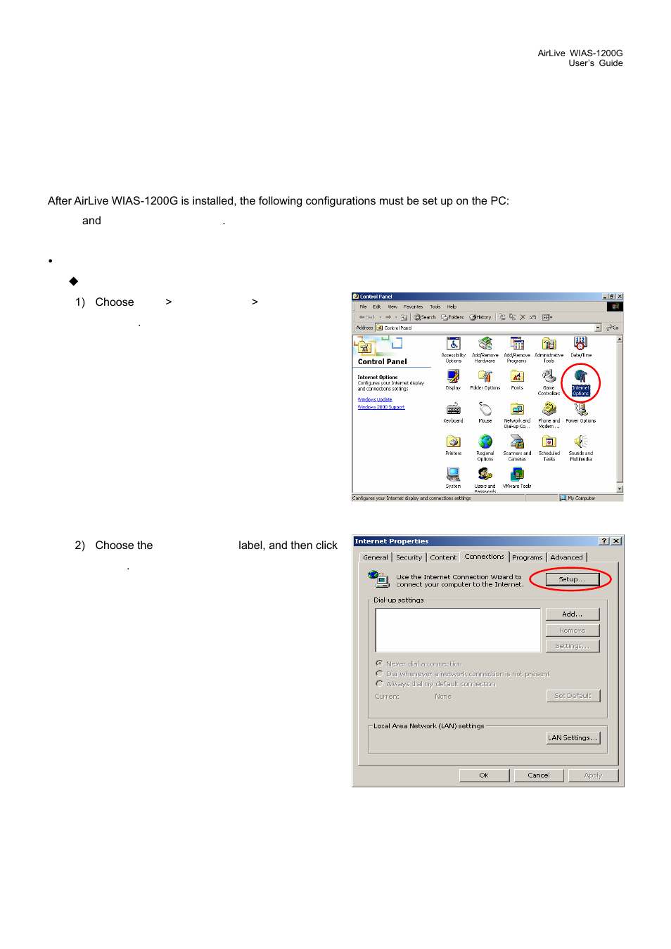 Network configuration on pc | AirLive WIAS-1200G User Manual | Page 153 / 180