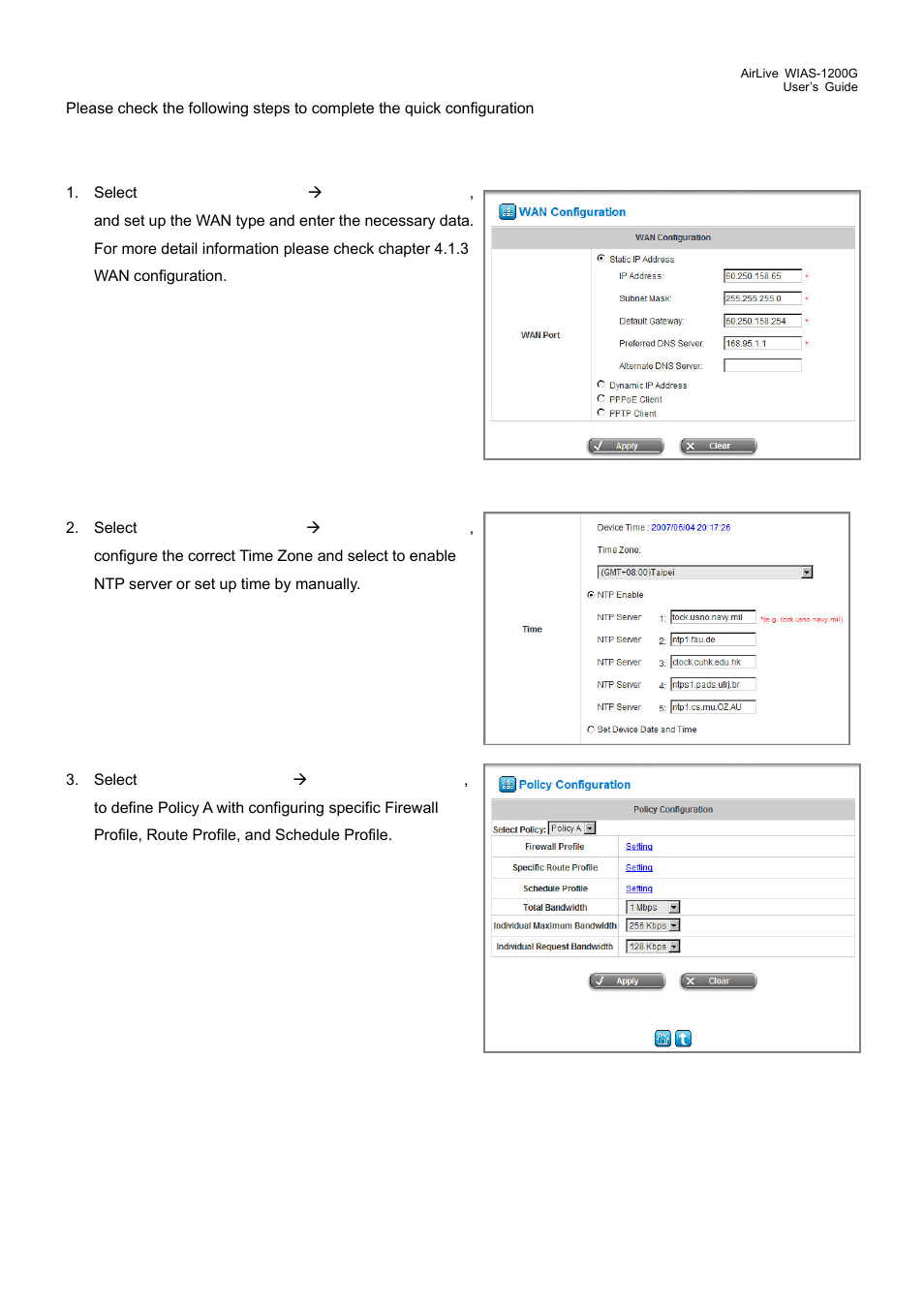 AirLive WIAS-1200G User Manual | Page 19 / 180